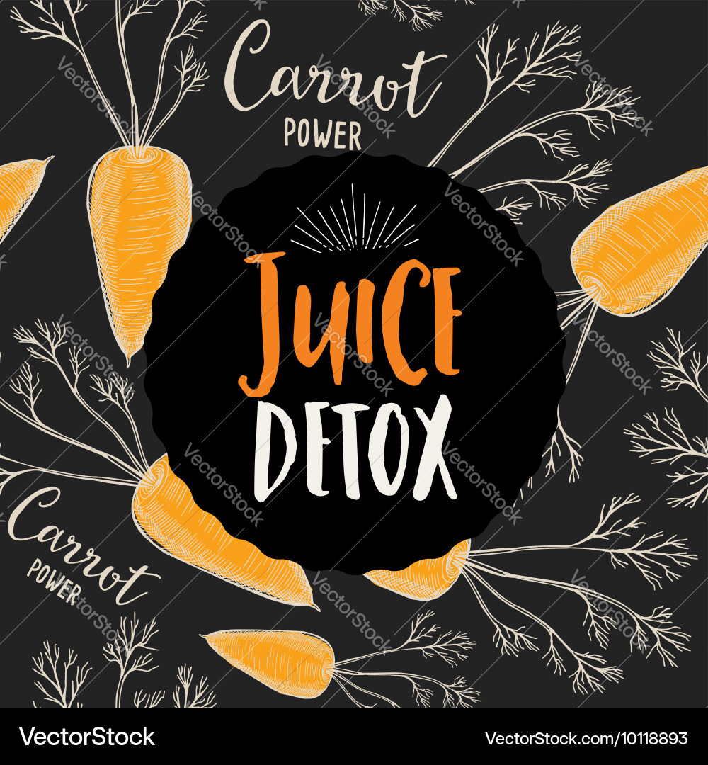 Juice banner design restaurant template Vector Image