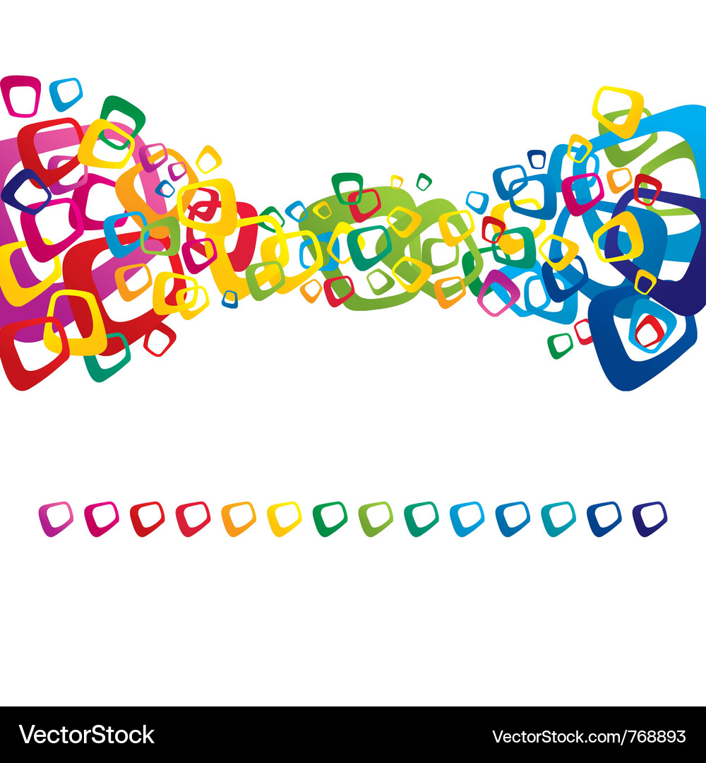 Vibrant Color Splash Background Vector Image