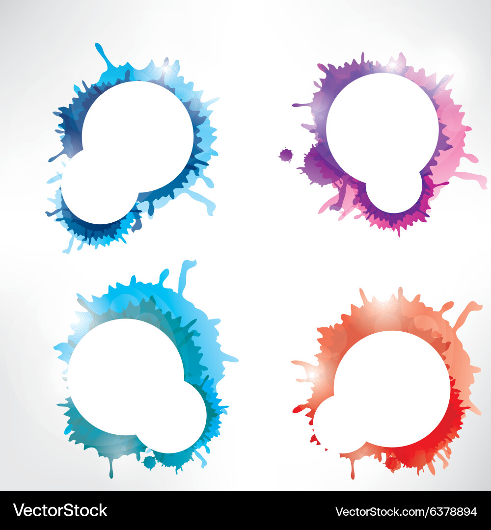 Abstract background with splash Vector Image