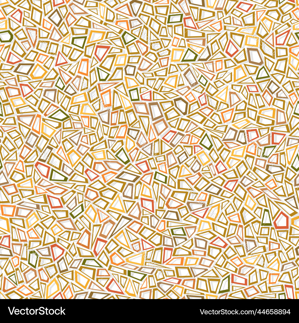 Abstract seamless pattern of various polygons vector image