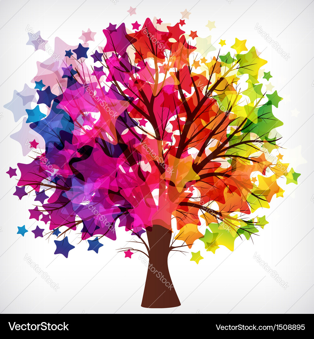 Tree with branches Vector Image