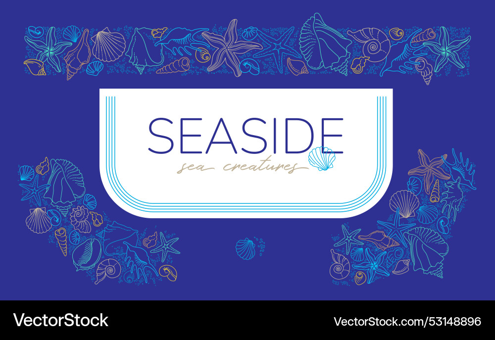 Frame border vignettes corners of line art Frame border vignettes corners of line art Vector Image