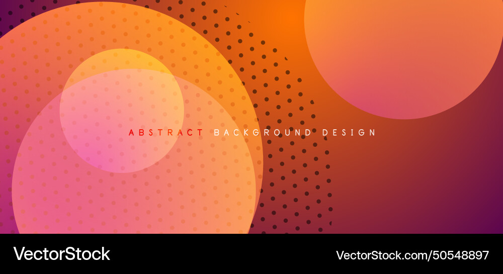 Abstract tech circles background Royalty Free Vector Image
