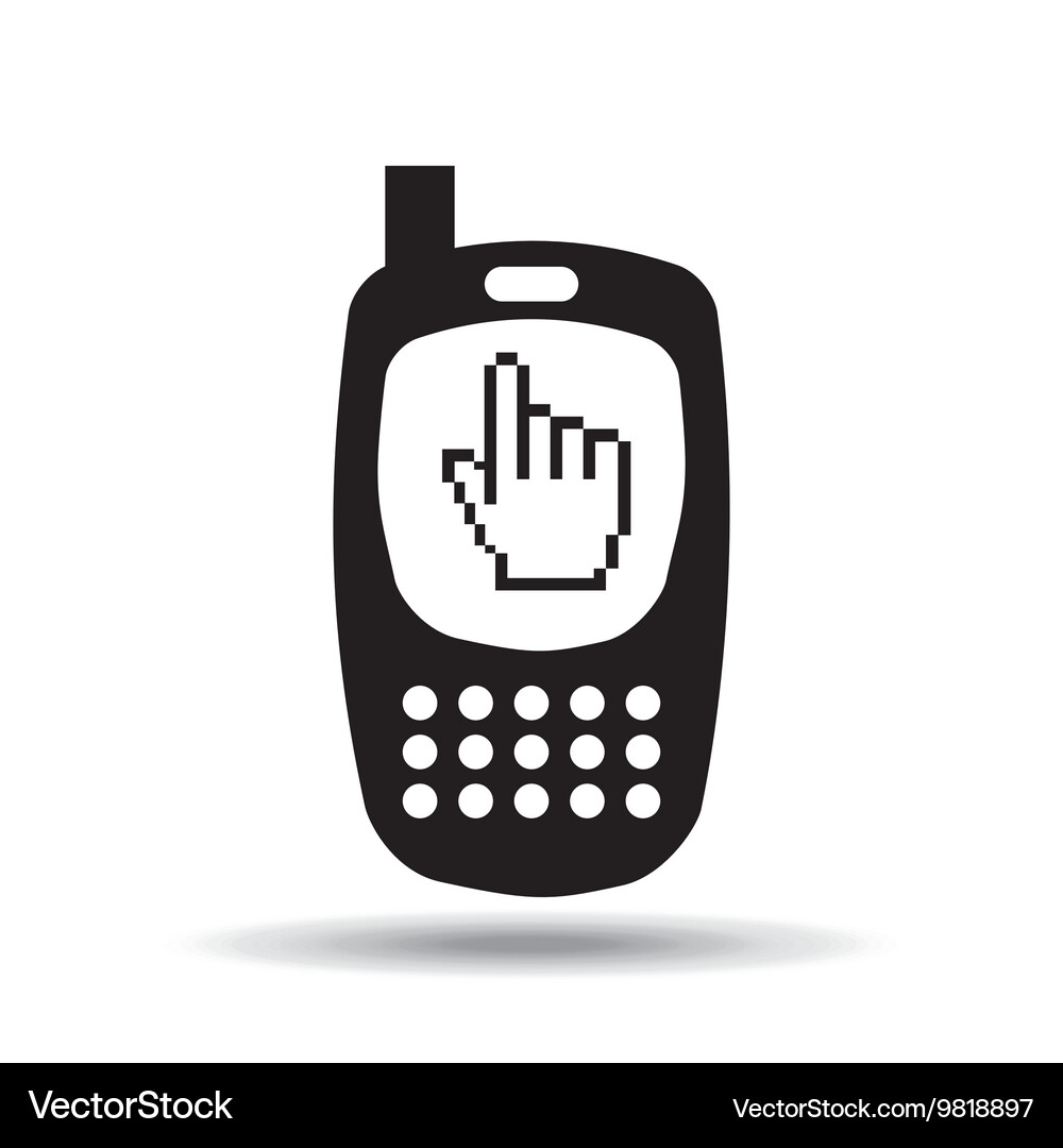 Technology cellphone smartphone social media Vector Image