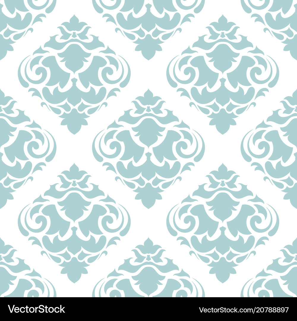 Vintage Damask Floral Pattern vector image