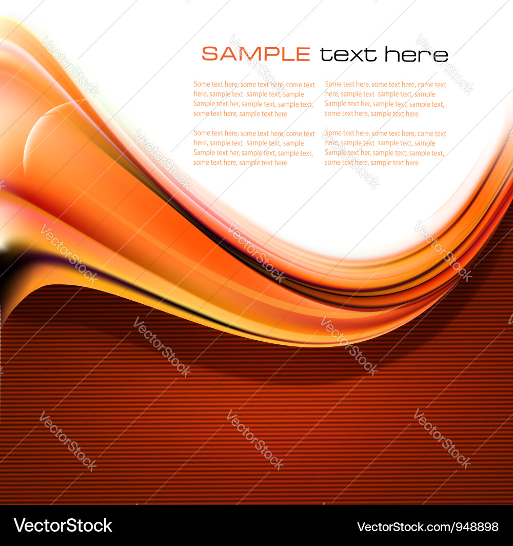 Abstract Orange Gradient Background vector image