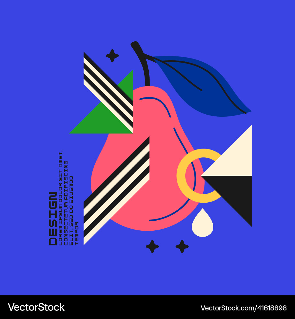 Graphics in a minimalistic style Vector Image