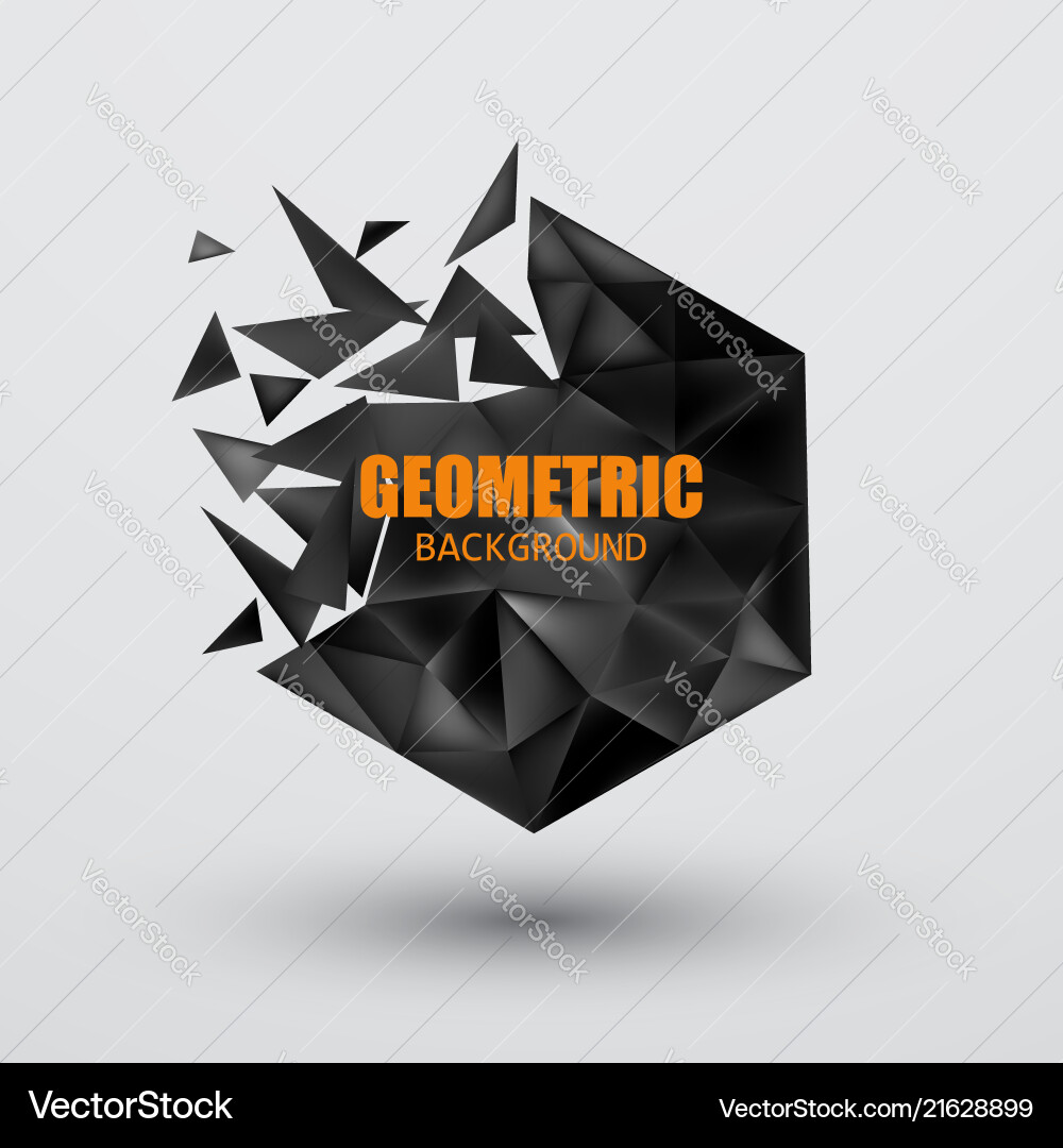 Hexagon logo Royalty Free Vector Image - VectorStock