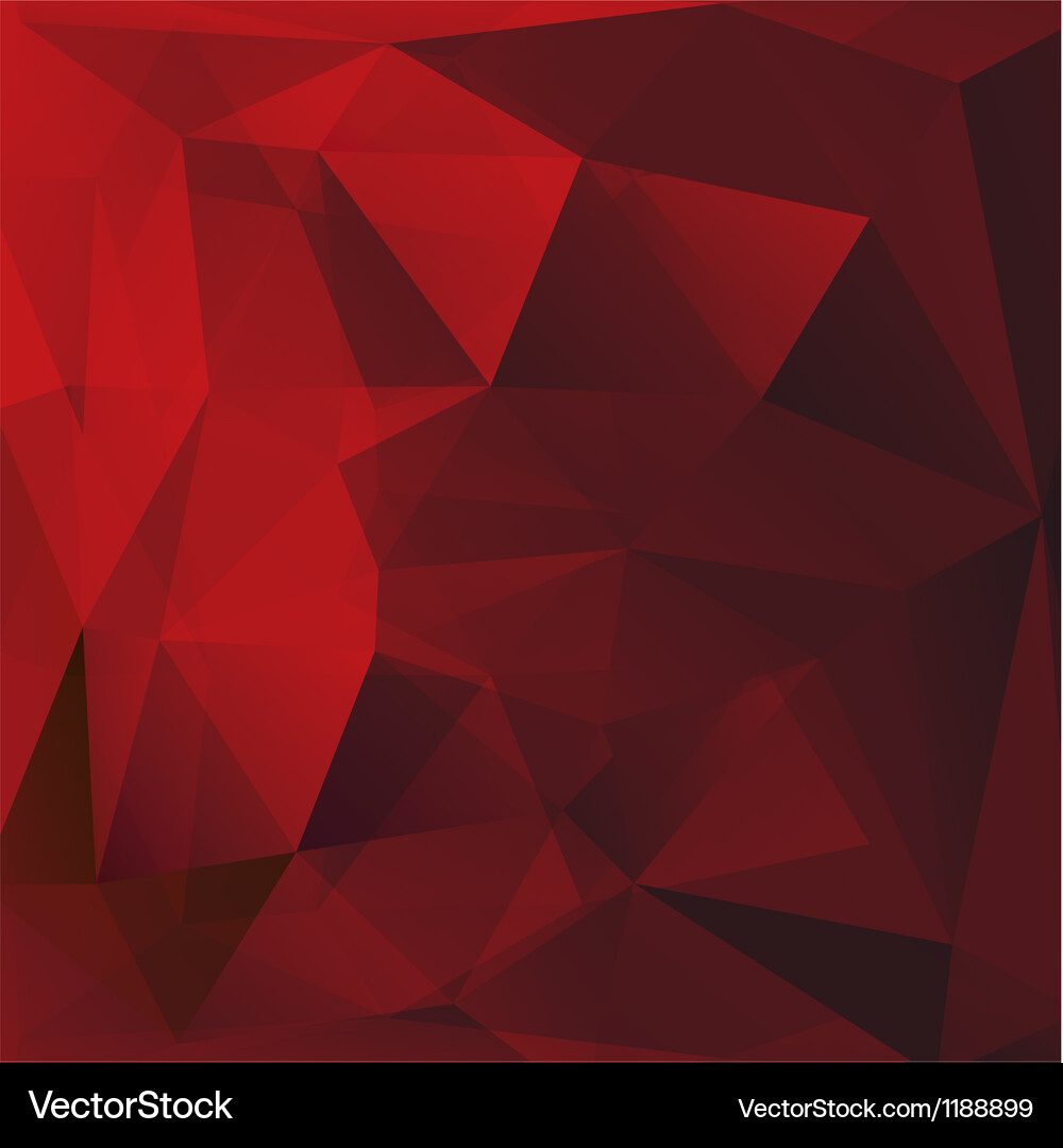 Red Geometric Triangle Pattern Vector Image