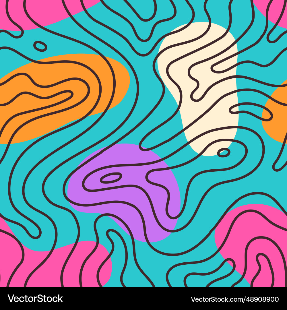Abstract Line Pattern vector image