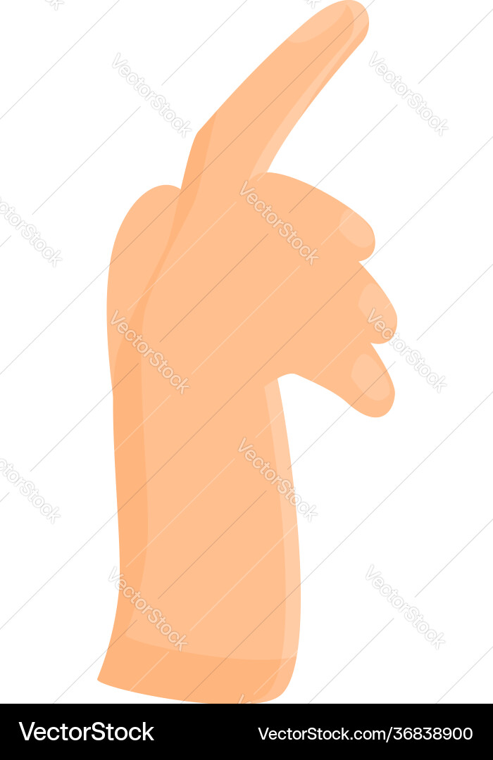 Finger Touch Icon Cartoon Stil Finger Touch Icon Cartoon Stil vektorbild