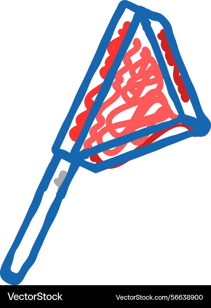 Flag pointer map location icon doodle Flag pointer map location icon doodle vector image