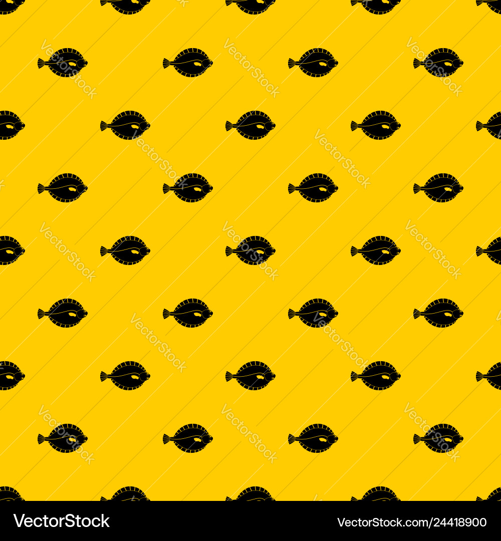 Flounder pattern Flounder pattern vector image