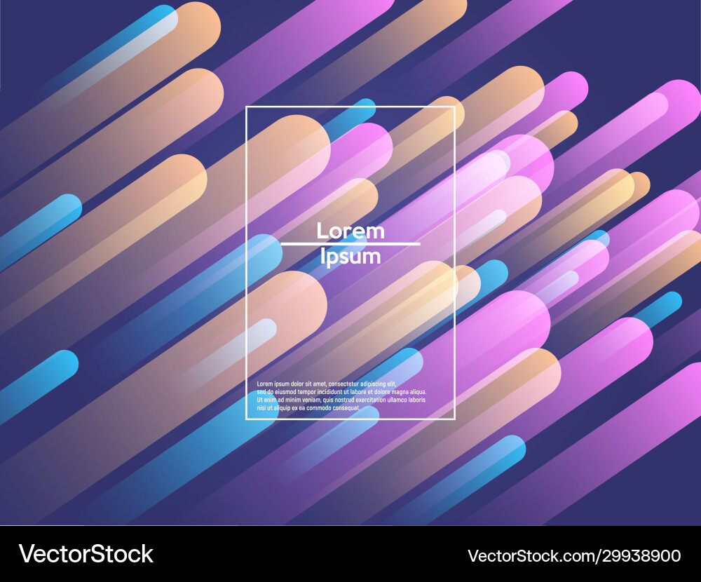 Modern style abstraction with composition made vector image