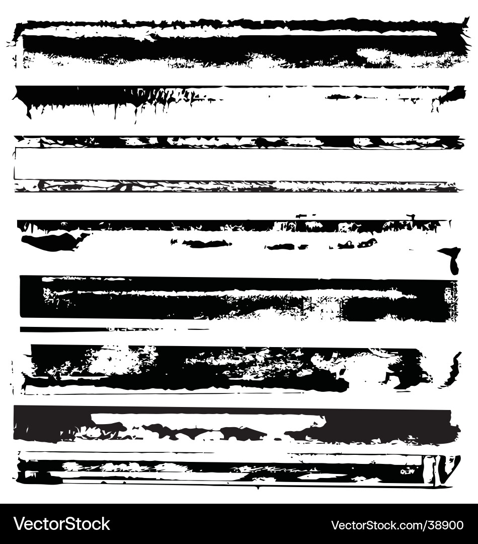 Weathered Edge Effects vector image
