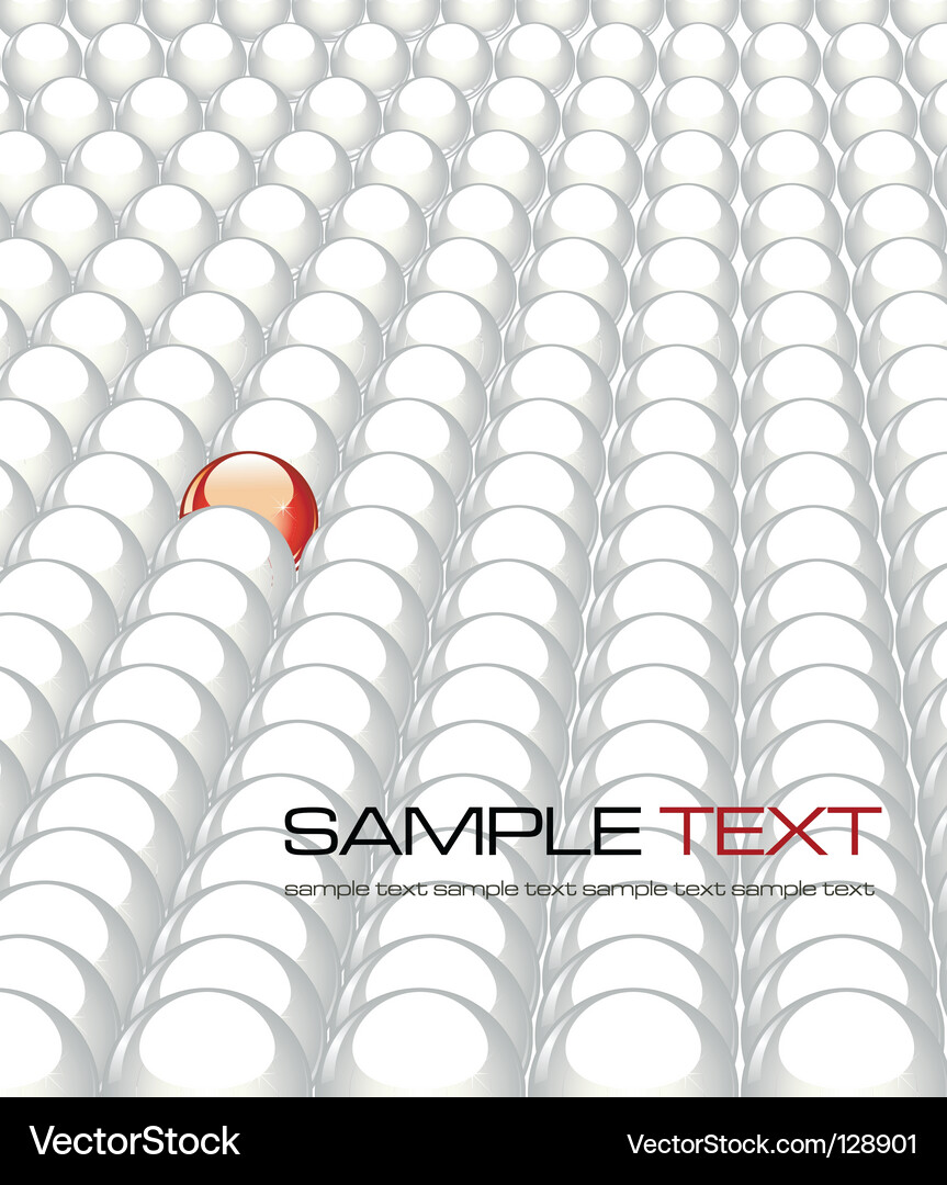 Abstract Reflection Sphere Vector Image