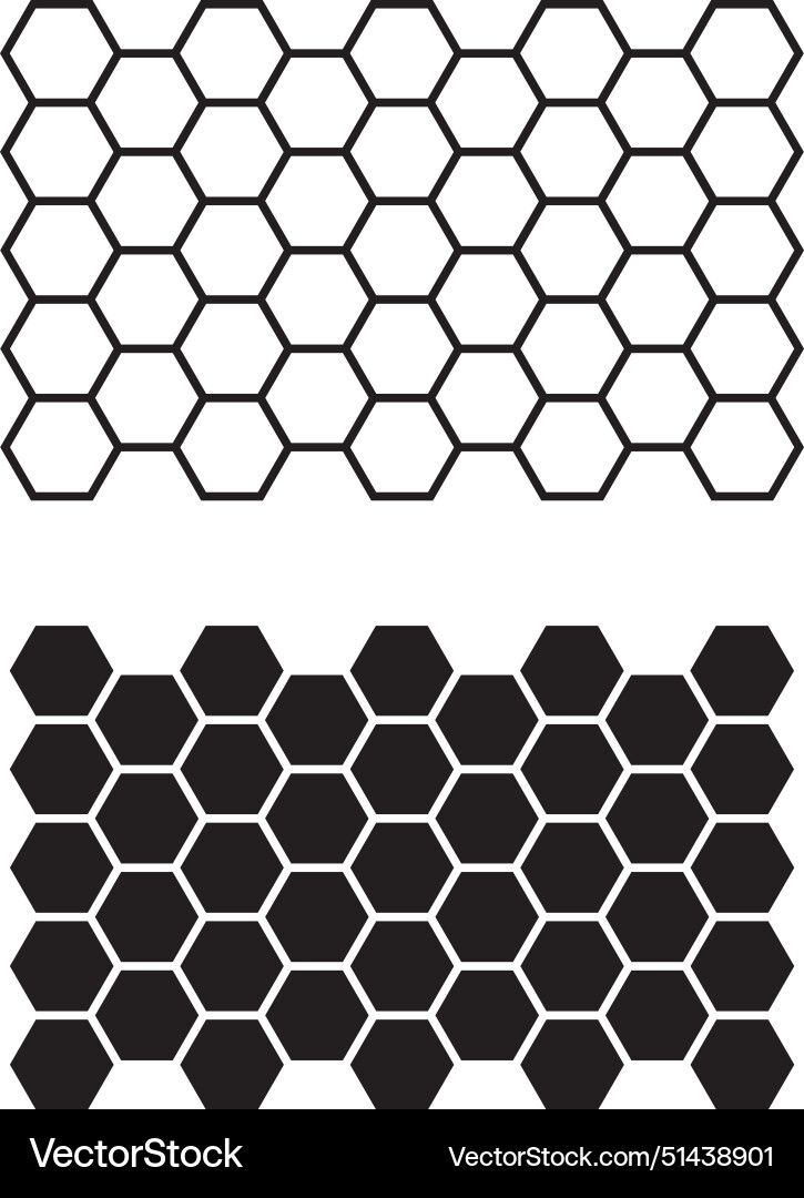 Honeycomb Pattern Background vector image