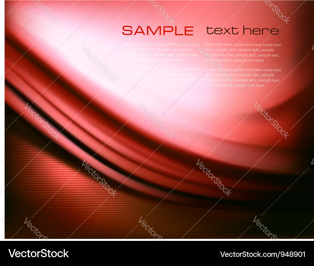 Red Abstract Background vector image