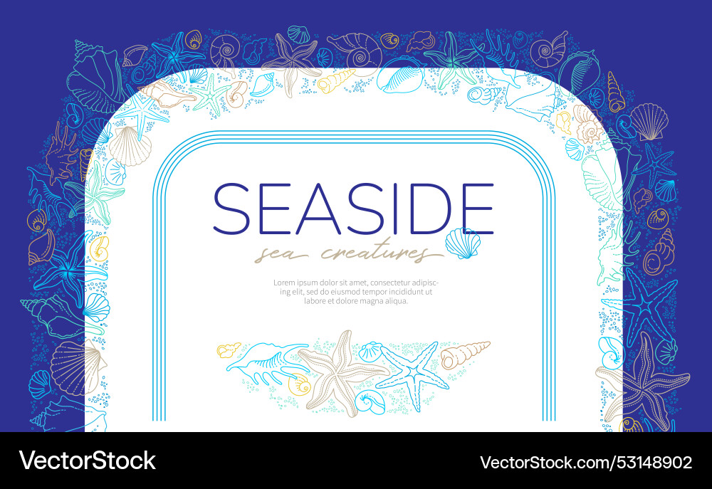 Frame border vignettes corners of line art Frame border vignettes corners of line art vector image