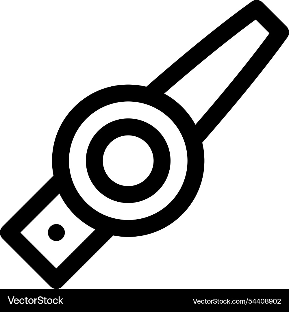 Kcal icon thin linear style design isolated Kcal icon thin linear style design isolated vector image