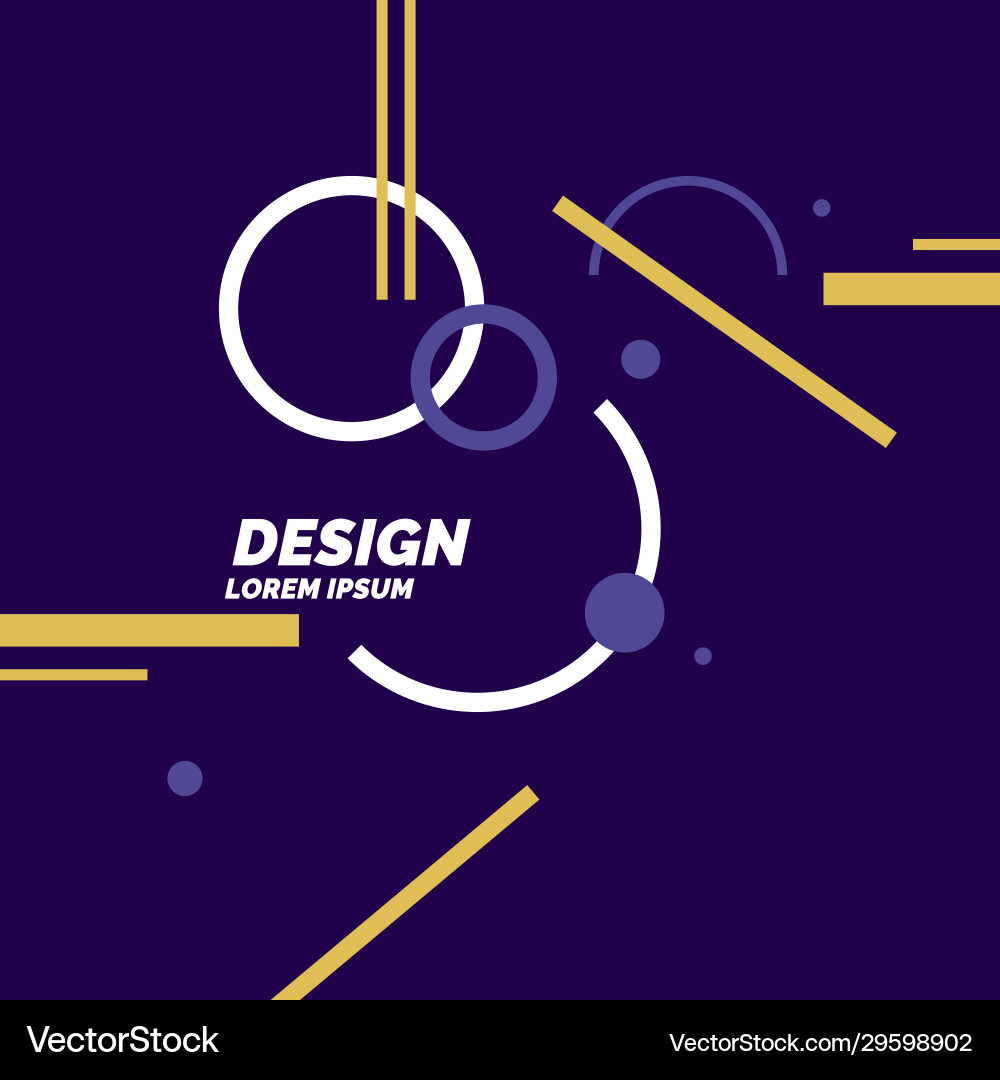 Modern Geometric Abstract Background Vector Image