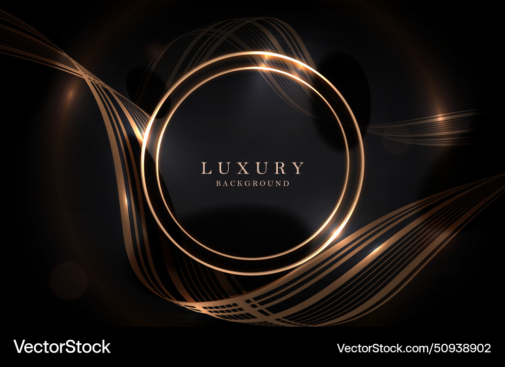 With a wavy pattern and round frame With a wavy pattern and round frame vector image