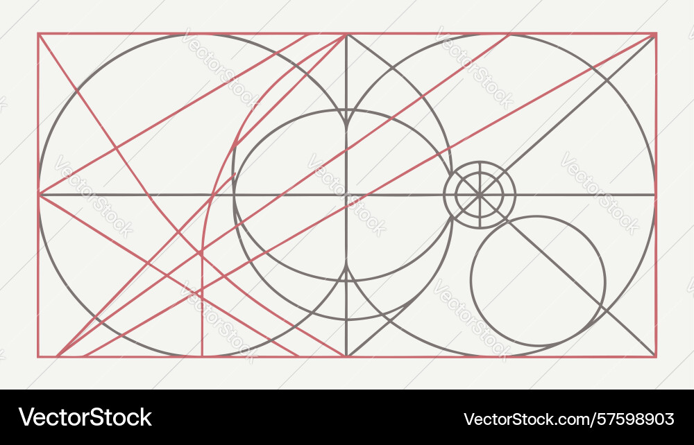 Dynamic geometric grid abstract digital pattern vector image