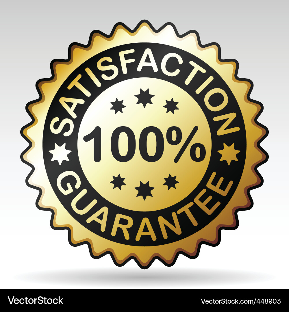 Guarantee Labels Collection Vector Image