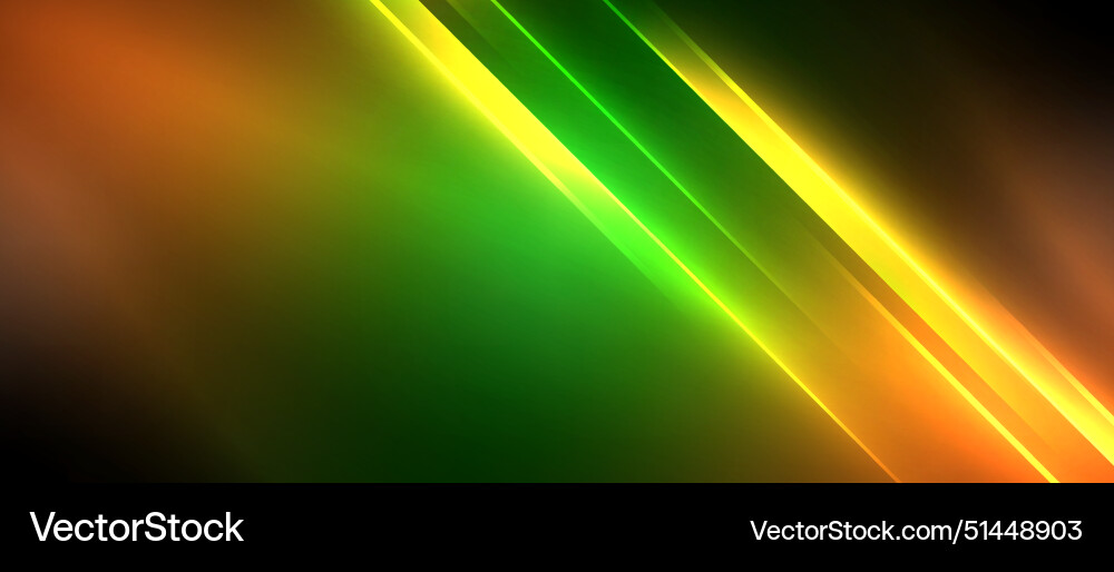 Neon dynamic diagonal light rays background Neon dynamic diagonal light rays background Vector Image