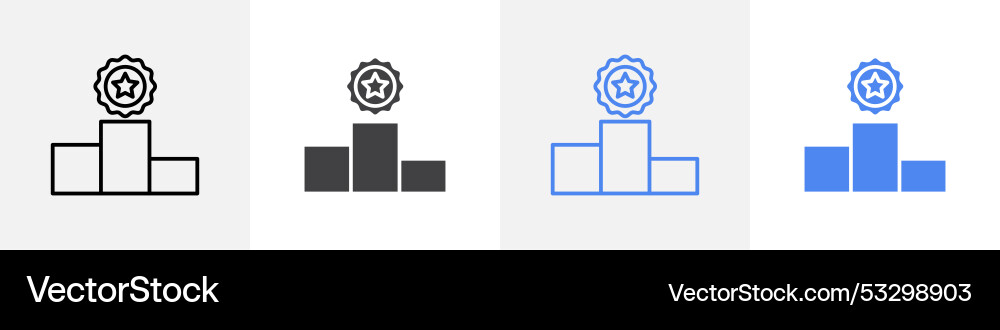 Position icon set use for web ui or app Vector Image