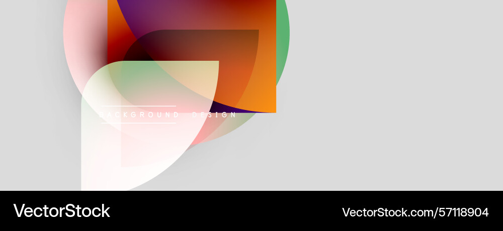 Abstract colorful shapes overlap creating dynamic Abstract colorful shapes overlap creating dynamic vector image