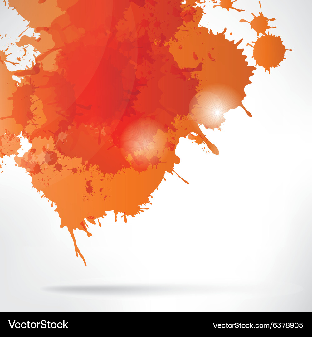 Abstract background with splash vector image