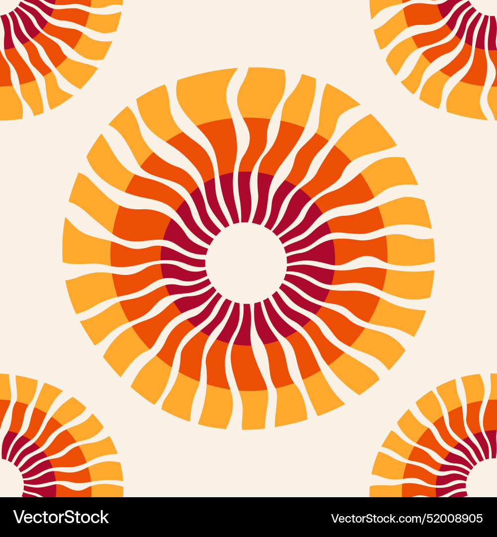 Flowers seamless color pattern abstract round Flowers seamless color pattern abstract round vector image