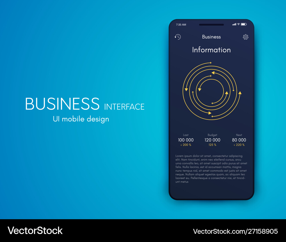 Mobile Anwendungsschnittstelle ui design stock Mobile Anwendungsschnittstelle ui design stock vektorbild