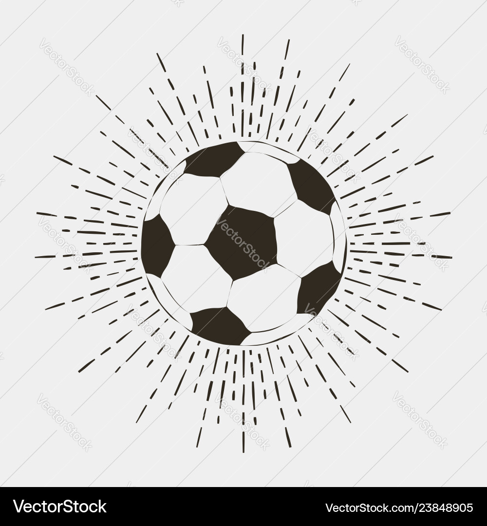 Soccer or football ball print Royalty Free Vector Image soccer-or-football-ball-print-royalty-free-vector-image