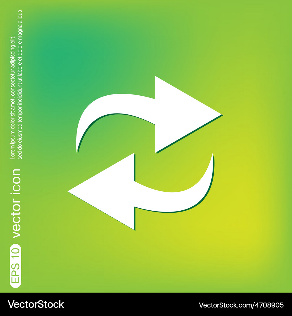 Update arrow Vector Image