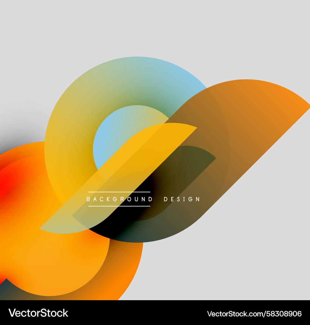 Dynamic Abstract Shapes Vector Image