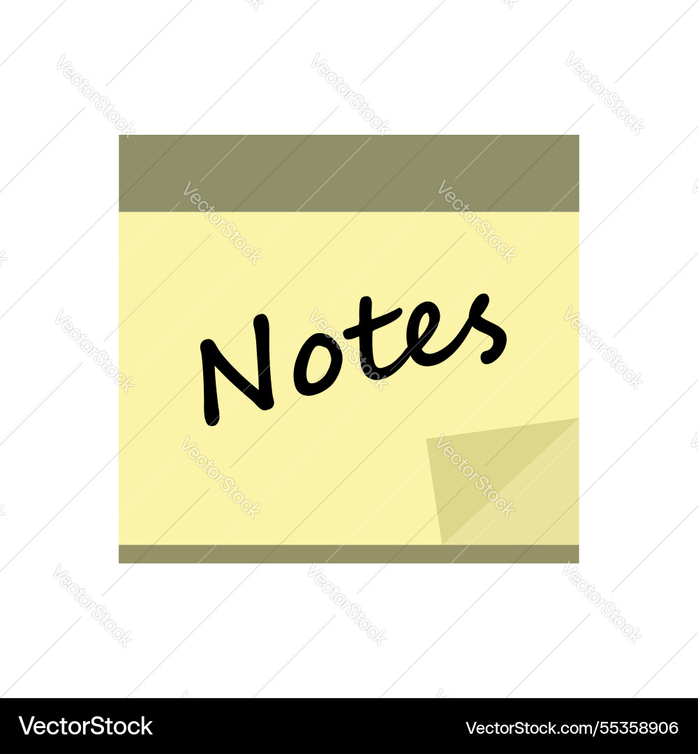 Notepad notes icon design Notepad notes icon design Vector Image