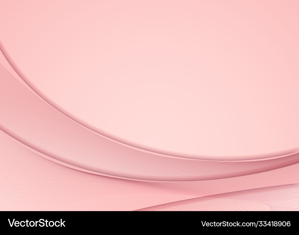Pink Curve Abstract Background Vector Image