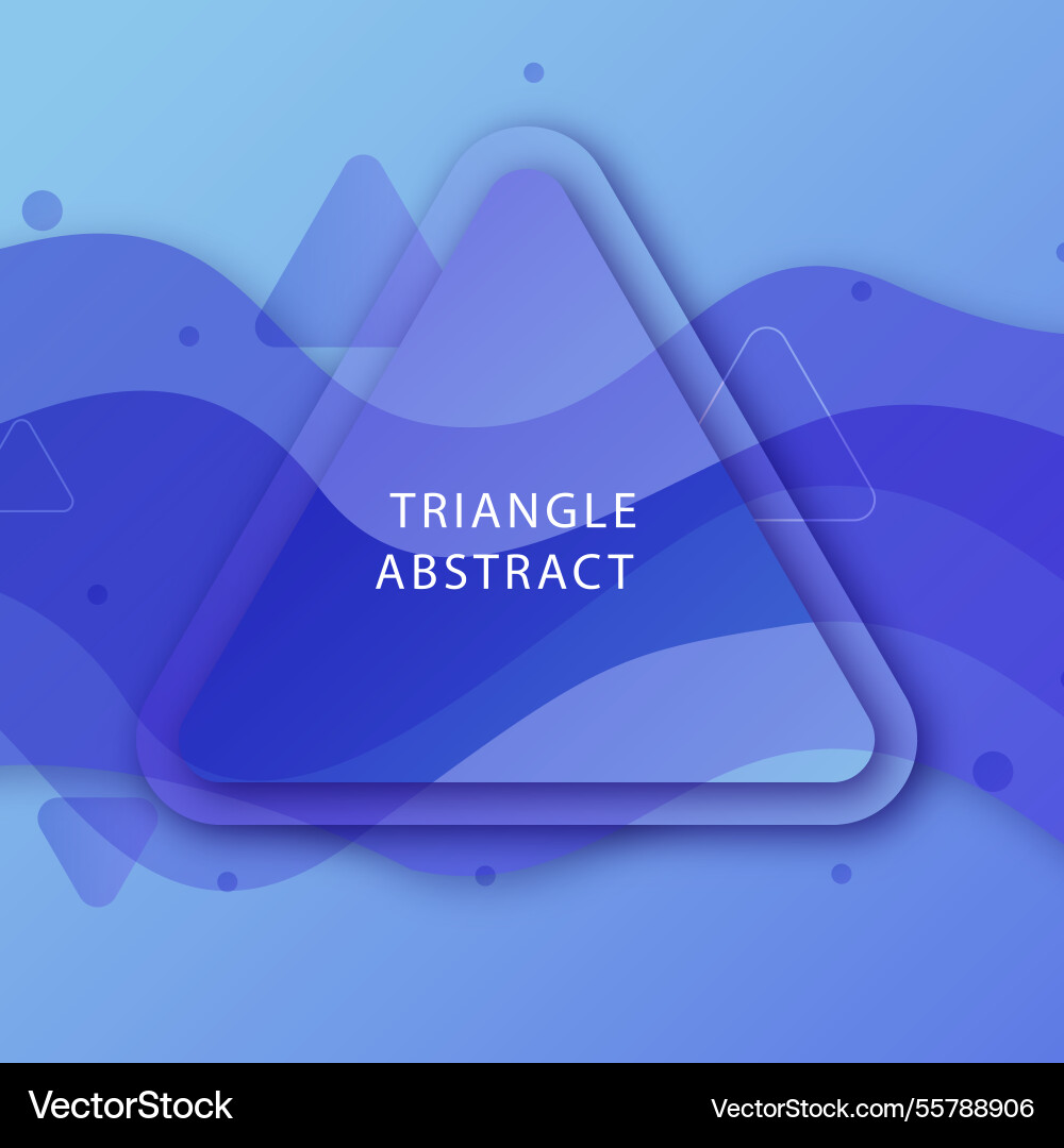 Triangle abstract background Vector Image