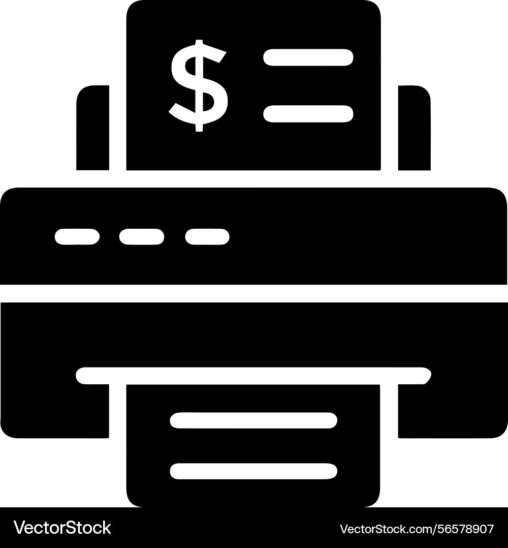 Computer printer icon symbol image Vector Image