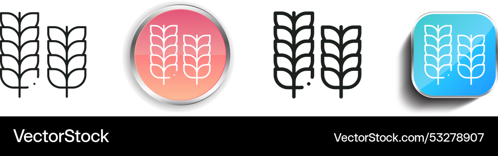 Demeter-Symbol dünne lineare regelmäßige und Schaltfläche Stil Demeter-Symbol dünne lineare regelmäßige und Schaltfläche Stil vektorbild