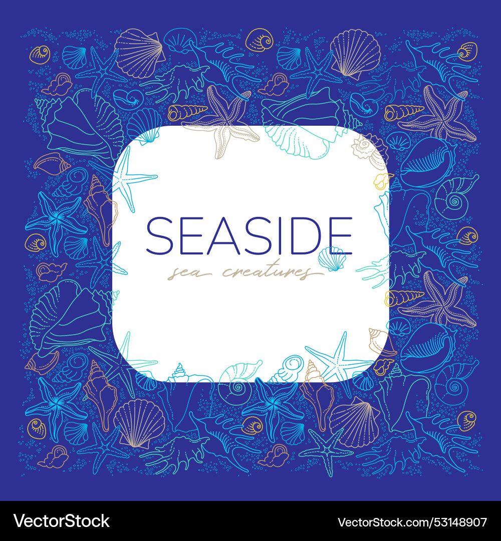 Frame border vignettes corners of line art Frame border vignettes corners of line art Vector Image