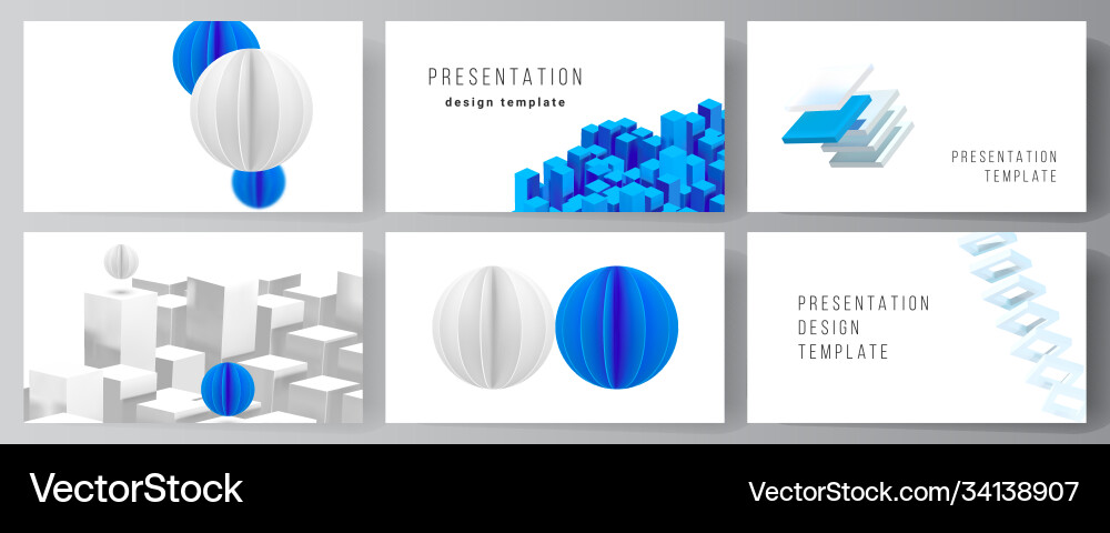 Layout presentation slides design Layout presentation slides design vector image