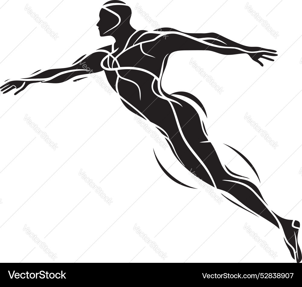Stream swift icon design for swim fluid Vector Image