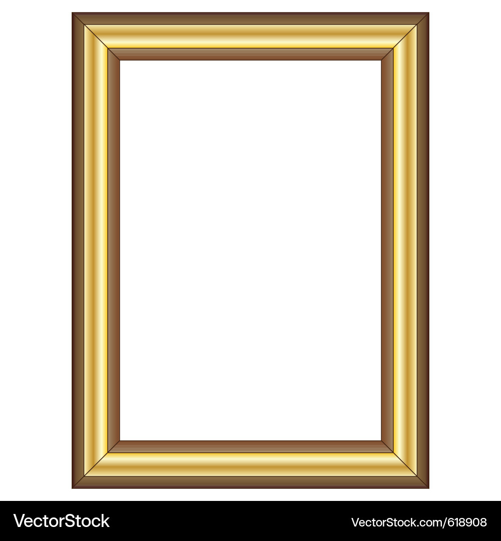 Elegant Gold Frame vector image