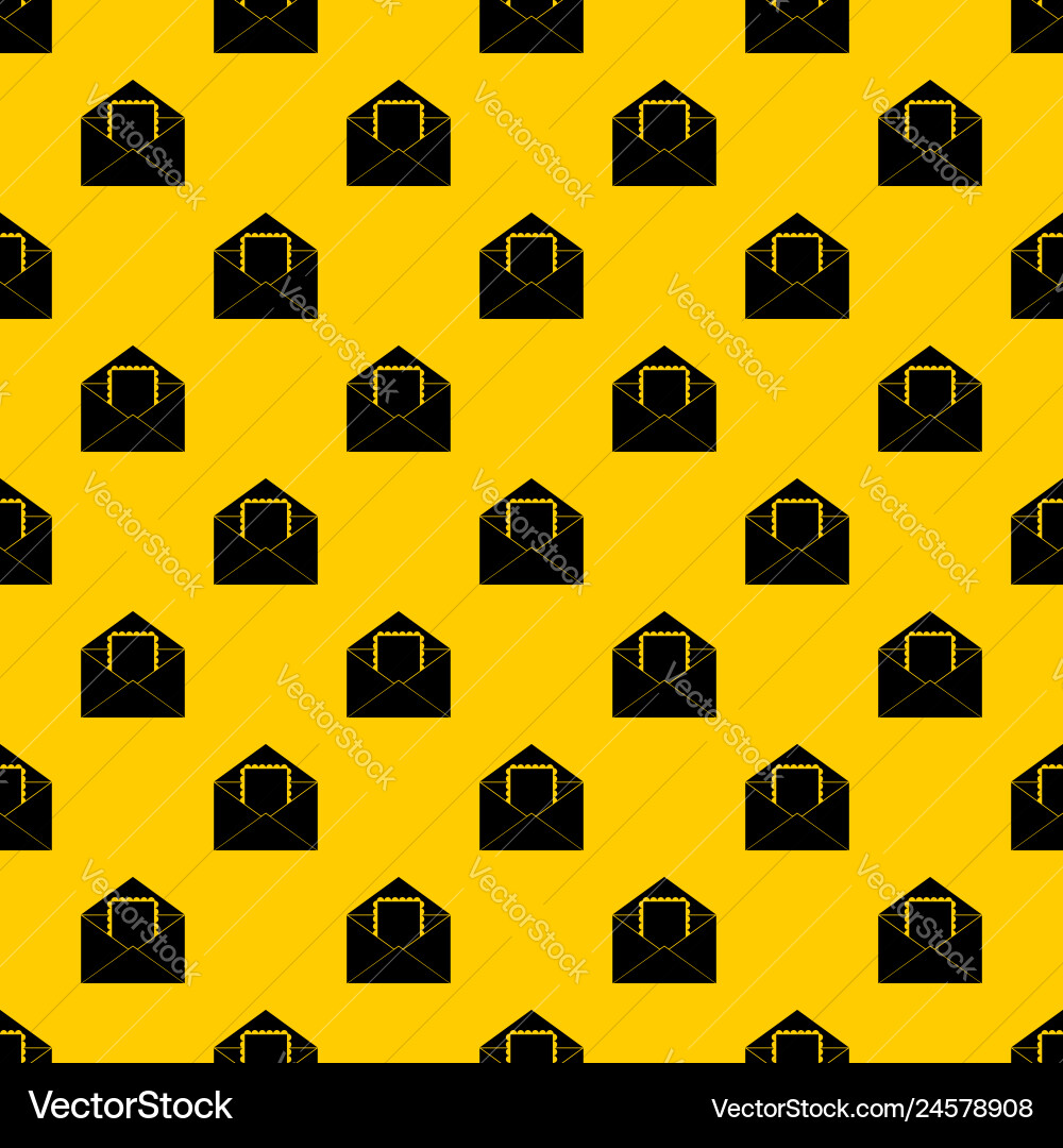 Envelope with card pattern Envelope with card pattern vector image