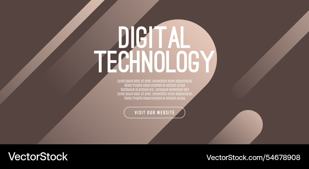Mocha mousse abstract background digital tech vector image