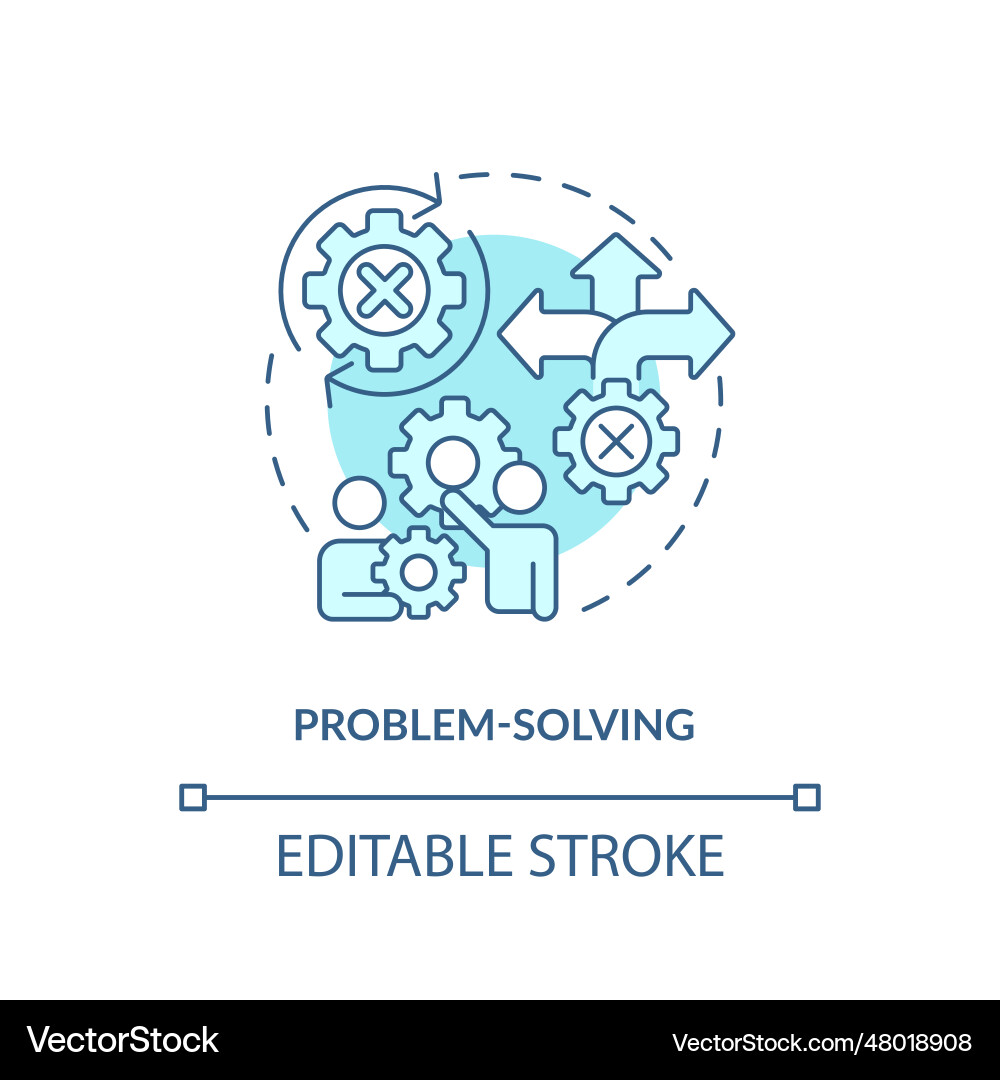 Problem Solving Concept Icon vector image