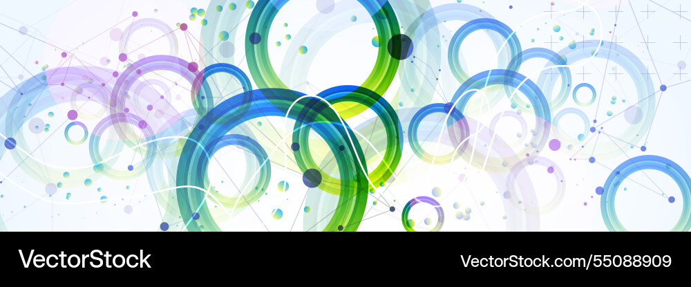 Abstract background with gradient circles Abstract background with gradient circles vector image